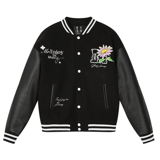 MEDM Daisy Floral Varsity Jacket | Face 3 Face