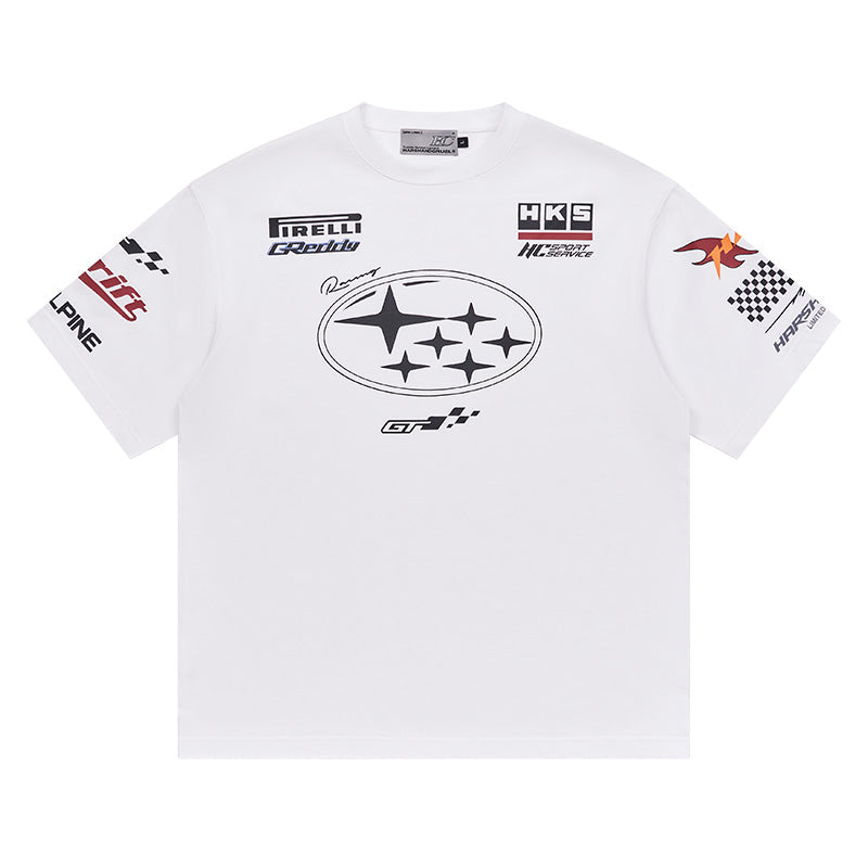 Harsh and Cruel Race Car Printed Tee