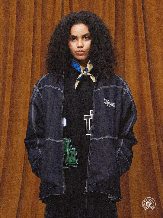 MHARF Indigo Denim Work Jacket | Face 3 Face
