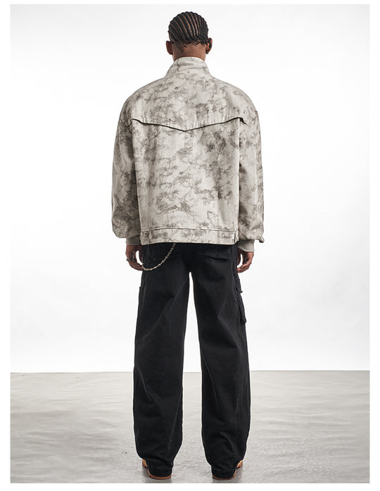 F3F Select Tie Dye Embroidered Jacket | Face 3 Face