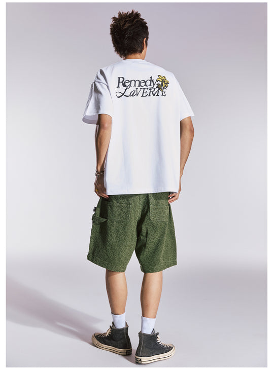 Remedy Small Flowers Foam Print Tee | Face 3 Face