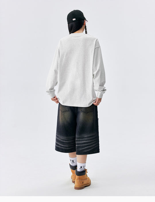 MEDM Pearl Patch Logo Long Sleeve Tee | Face 3 Face