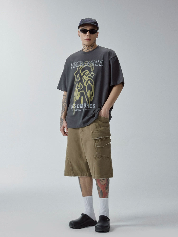 F2CE VIGILANCE Vintage Print Tee | Face 3 Face