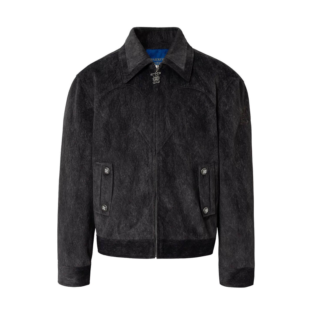 YADcrew Faux Horsehair Racing Jacket | Face 3 Face