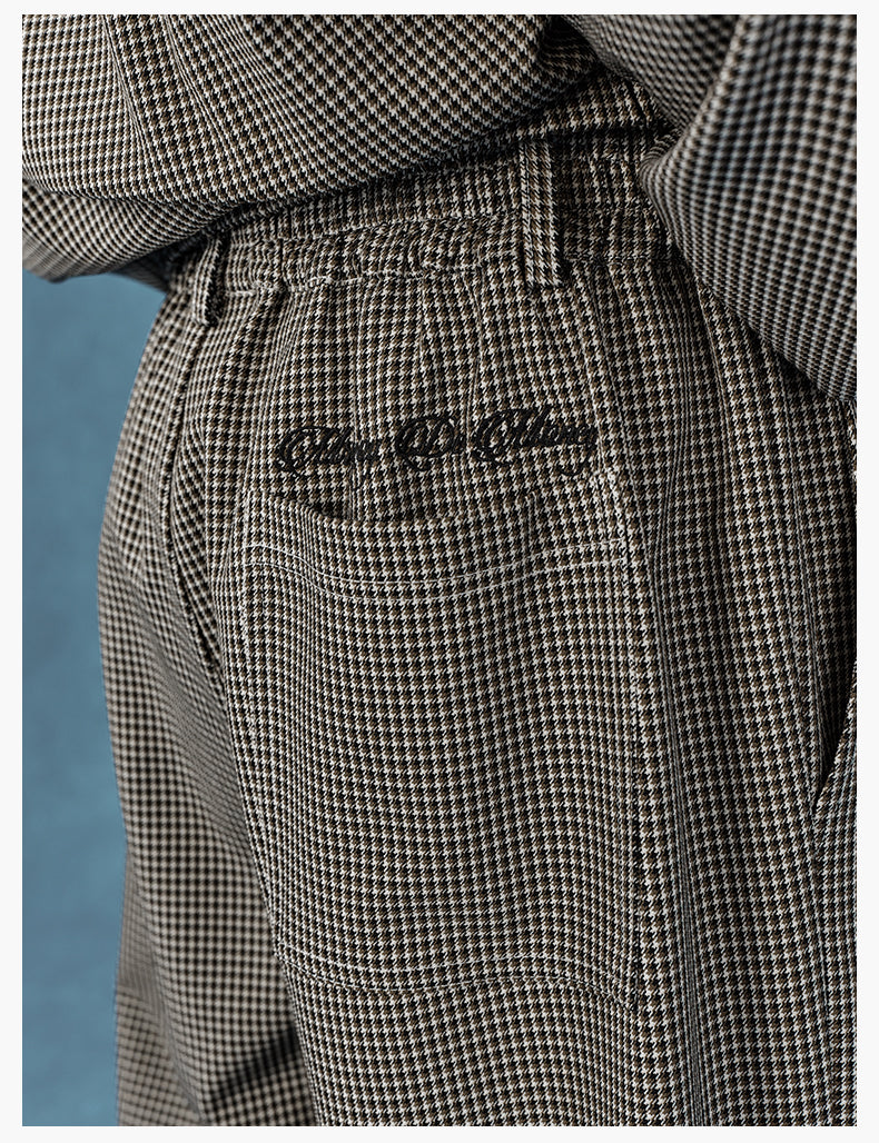 MEDM Houndstooth Track Pants | Face 3 Face