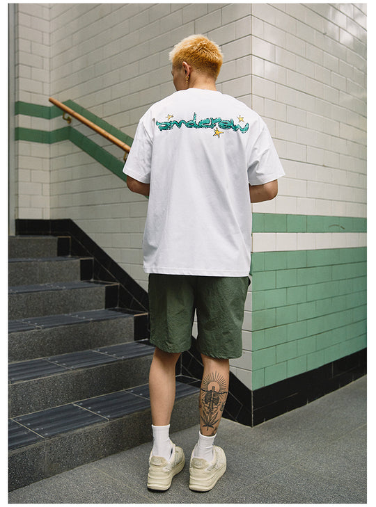 Remedy Cool Touch Cracked Star Logo Print Tee | Face 3 Face