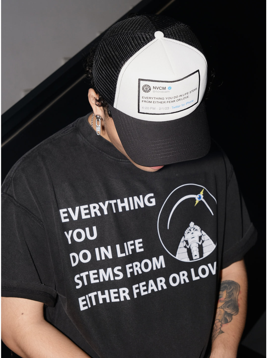 NOVACAM Message Patch Trucker Hat | Face 3 Face