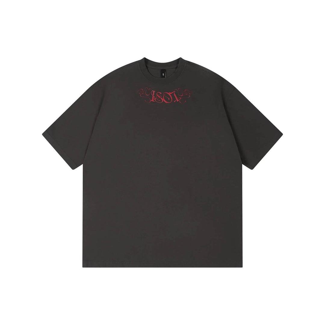 1807 Floral Message Logo 3D Print Distressed Short Sleeve Tee | Face 3 Face