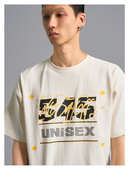 S45 Basic Signature Logo Print Rhinestone Tee | Face 3 Face