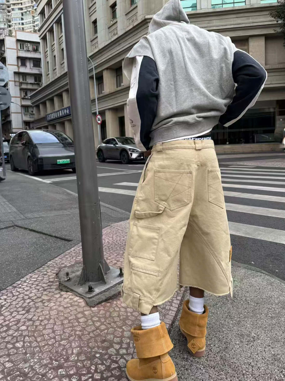 STEEPC Double Knee Carpenter Baggy Shorts | Face 3 Face