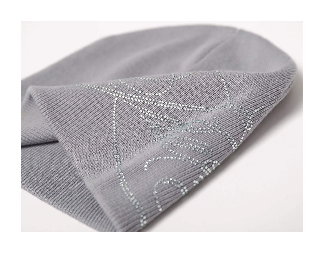 KARMANISTIC Rhinestone Knit Beanie | Face 3 Face