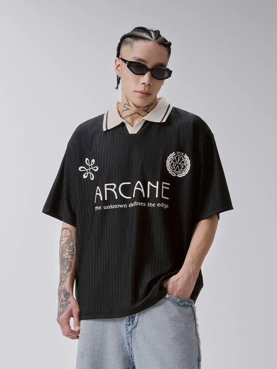 F2CE Stripe Color Block Polo Soccer Jersey | Face 3 Face