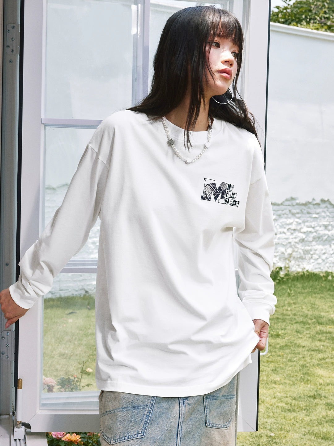 MEDM Animal Logo Long Sleeve Tee | Face 3 Face