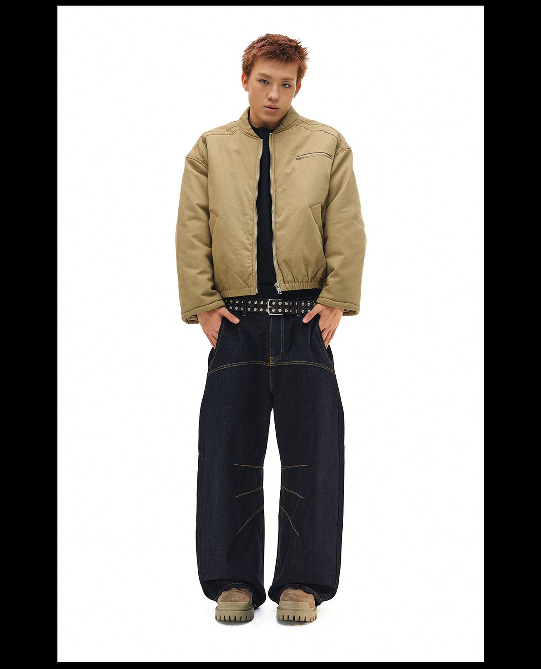NOVACAM Canvas Puffer Short Work Jacket | Face 3 Face