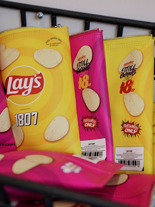 1807 × Lay’s Potato Chips Print PU Leather Small Shoulder Bag | Face 3 Face