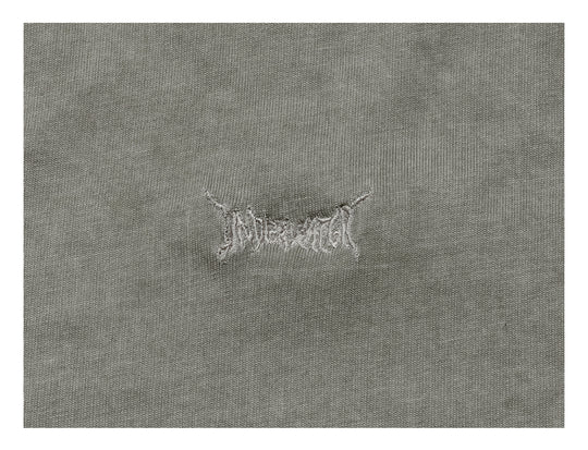 UNDERWATER Gray Sand-Washed Faded Deconstructed Tee | Face 3 Face