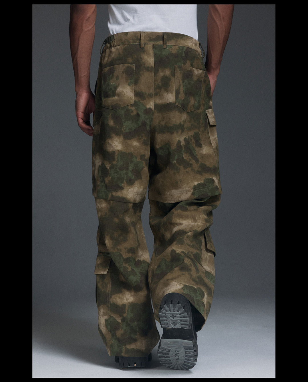 NOVACAM Camouflage Multi-Pocket Baggy Work Cargo Pants | Face 3 Face