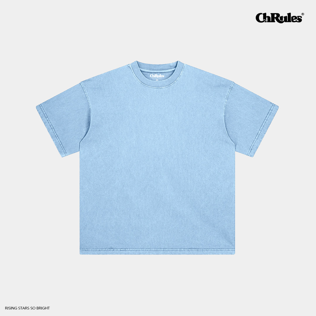 Cashrules / CHRULES Washed Old Solid Color Tee | Face 3 Face