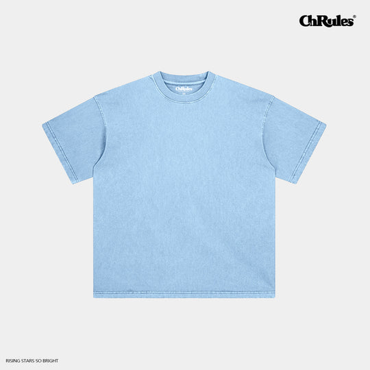 Cashrules / CHRULES Washed Old Solid Color Tee | Face 3 Face