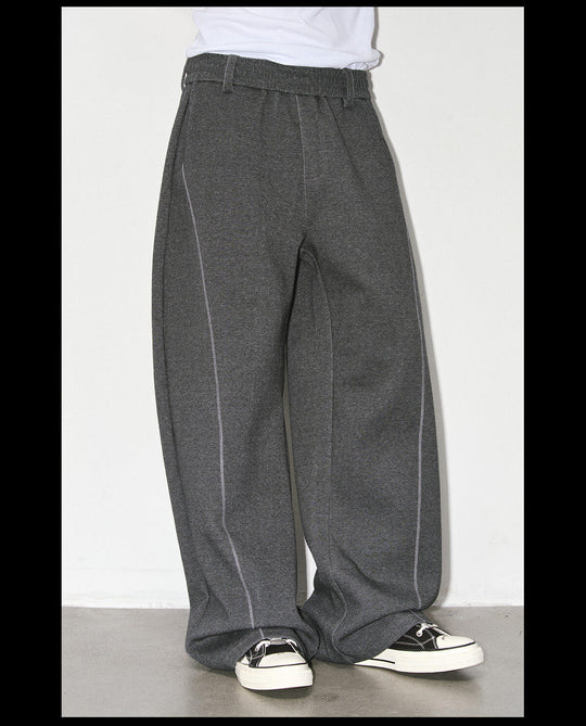NOVACAM Air Layered Curved Baggy Sweatpants | Face 3 Face