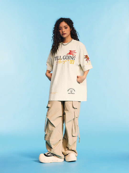 1807 Pegasus Print Raglan Tee | Face 3 Face