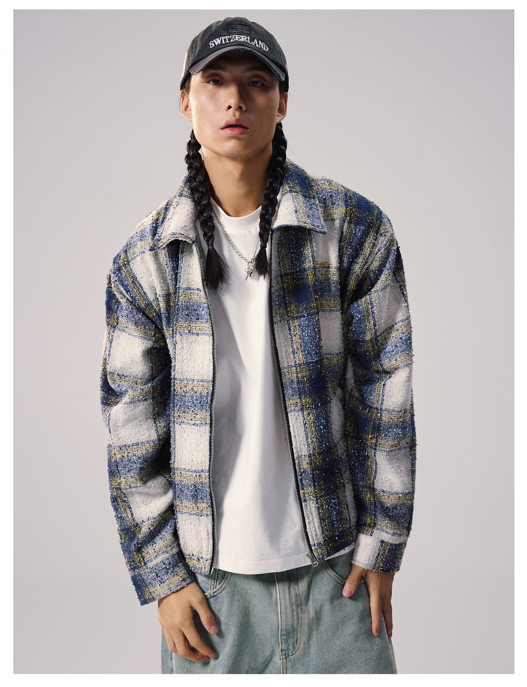 Remedy Ombre Check Jacket | Face 3 Face