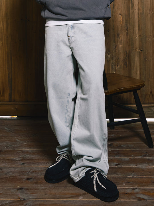 Remedy Washed Side Striped Jeans | Face 3 Face