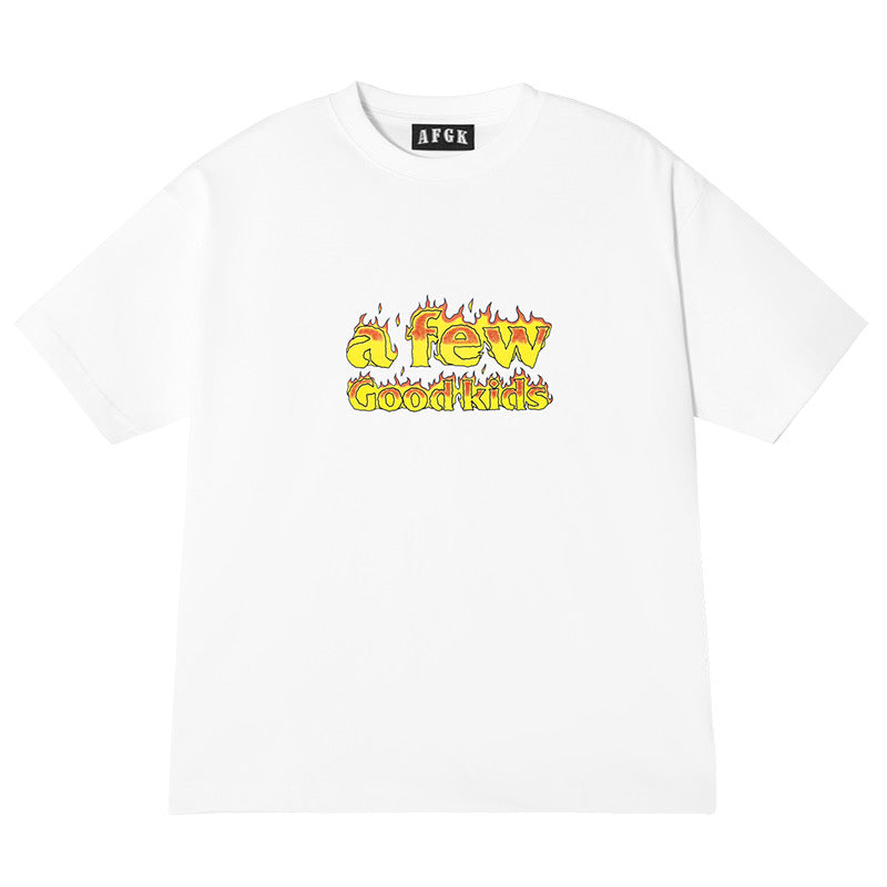 AFGK Hot Love Flame Logo Printing Tee
