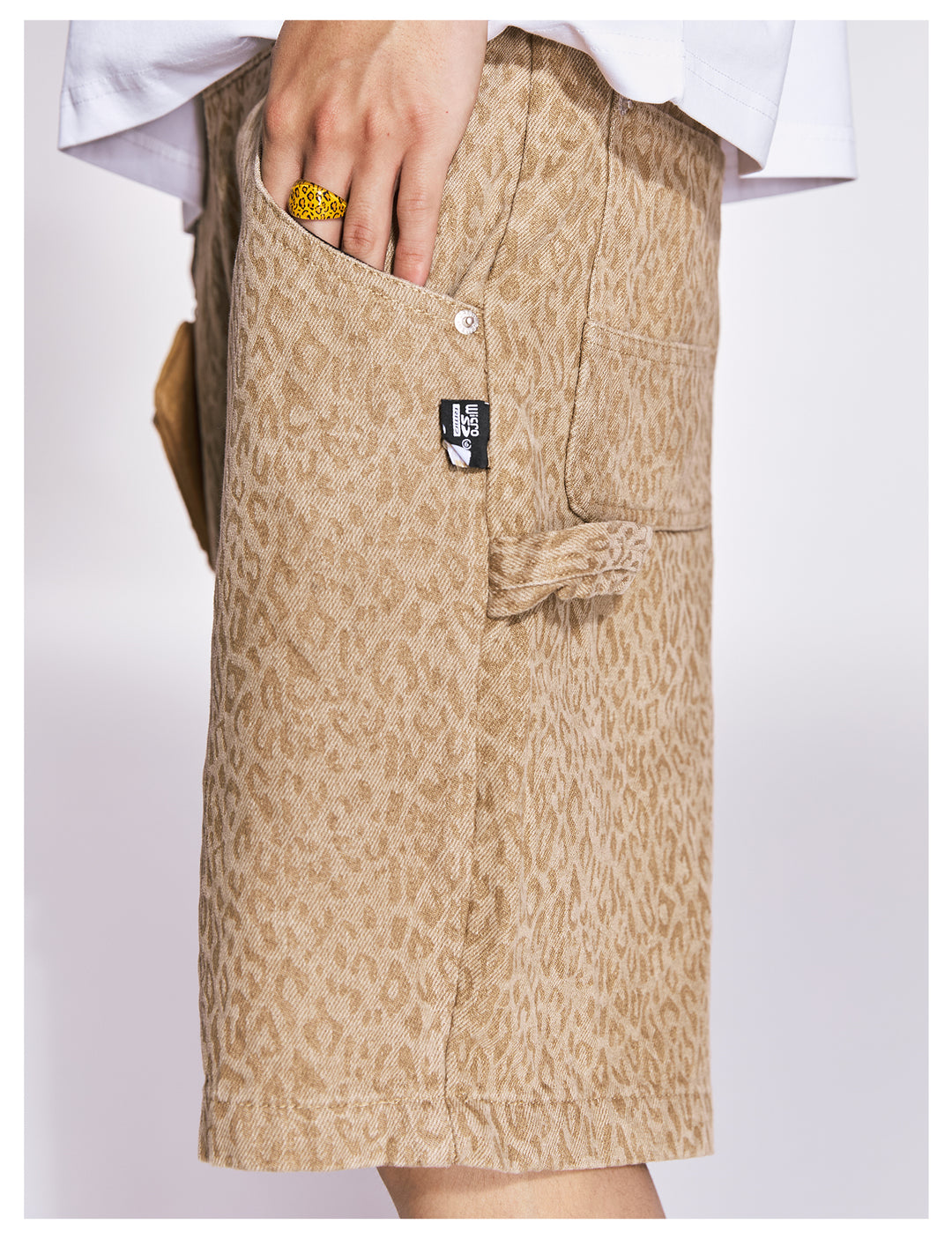 Remedy Leopard Work Painter Shorts | Face 3 Face