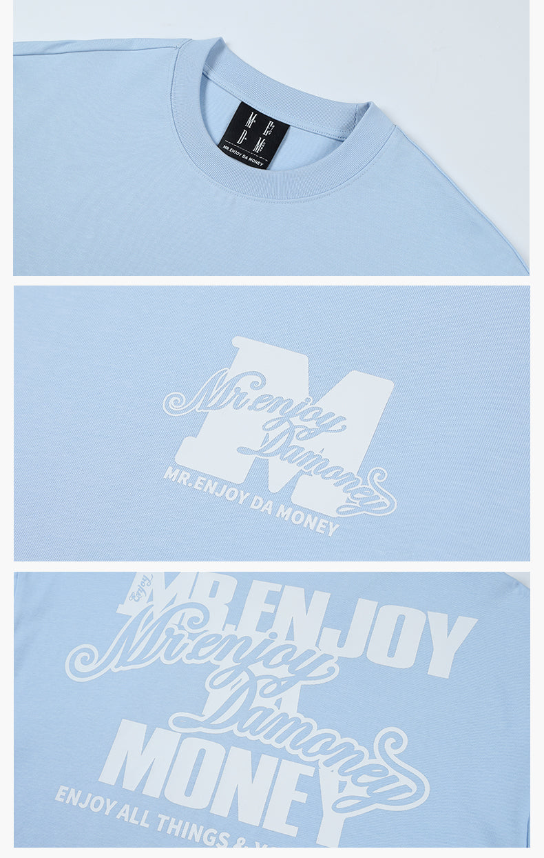 MEDM Basic M Logo Printed Long Sleeve Tee | Face 3 Face