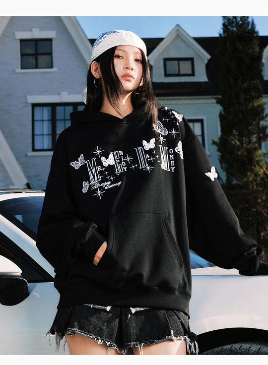 MEDM 3D Butterfly Logo Hoodie | Face 3 Face