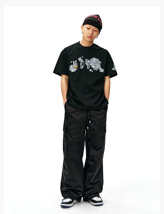 MEDM Nylon Utility Cargo Pants | Face 3 Face