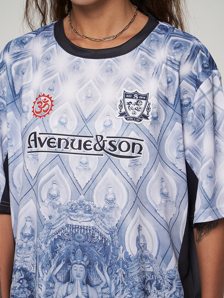 AVENUE & SON Thousand-Armed Avalokiteshvara Soccer Jersey | Face 3 Face