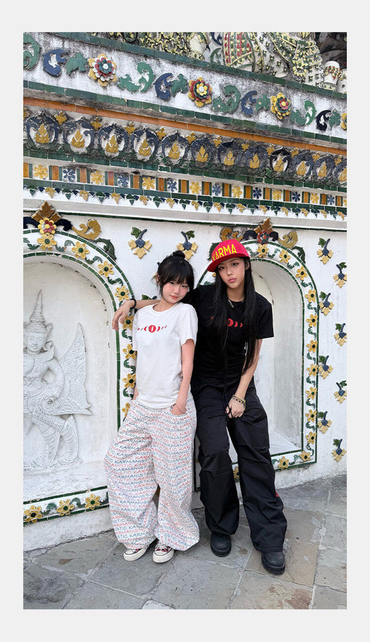 KARMANISTIC 3D Cut Nylon Parachute Pants | Face 3 Face