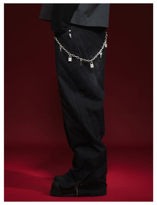 Remedy Key Lock Metal Wallet Chain | Face 3 Face