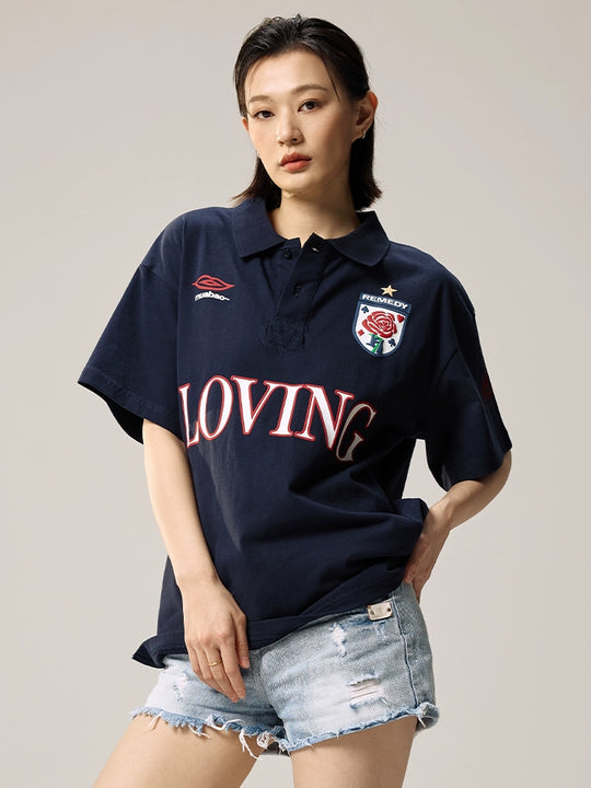 Remedy LOVING Foam Print Polo Shirt | Face 3 Face