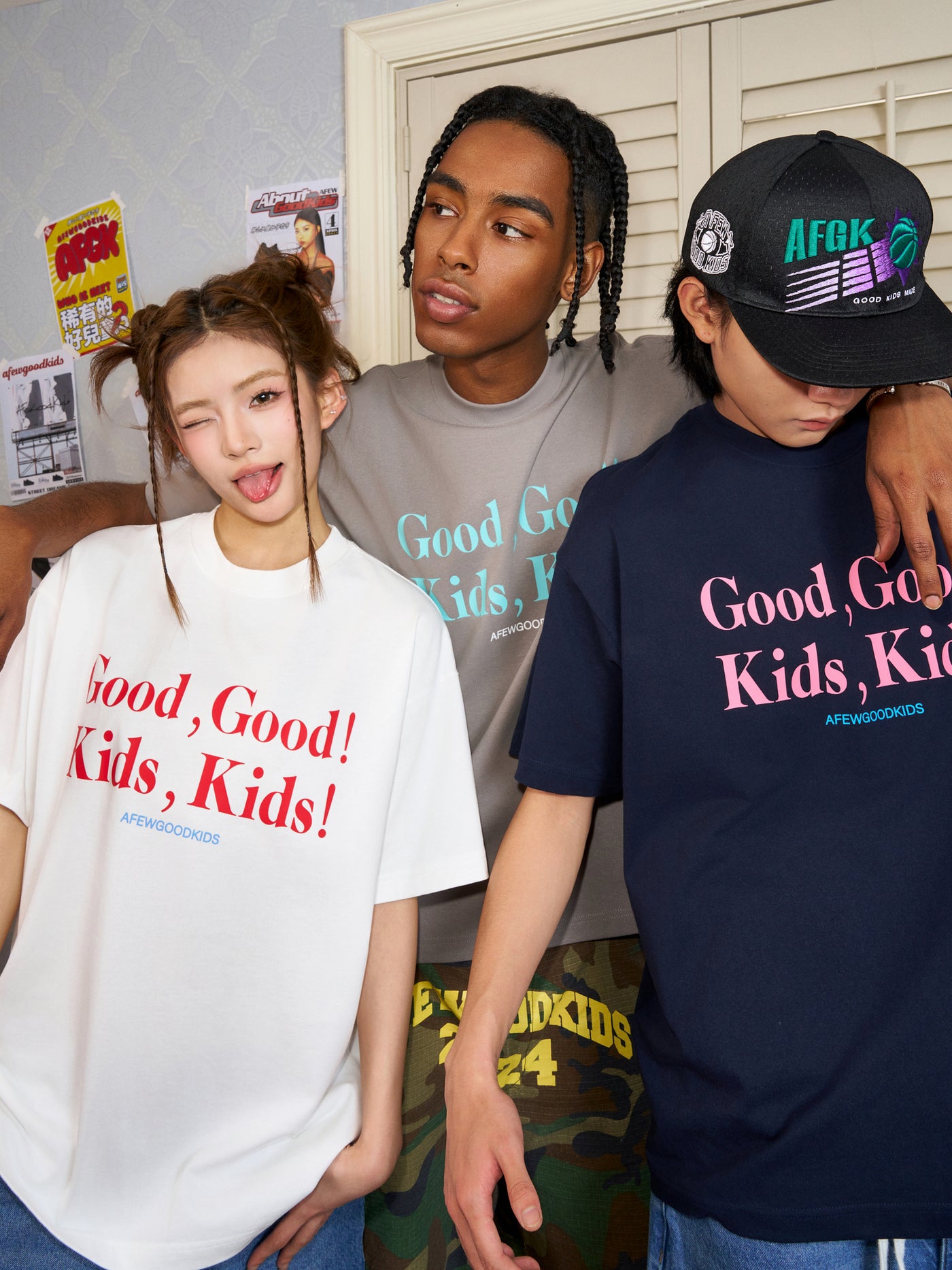 AFGK Good Kids Printed Tee | Face 3 Face