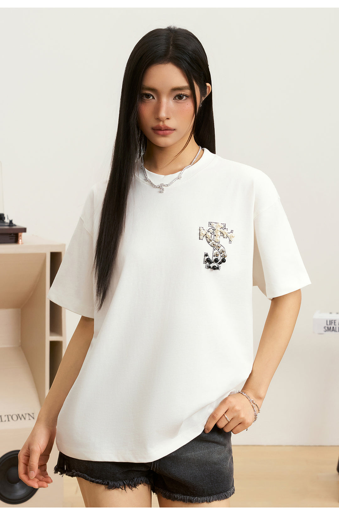 Small Town Kid 3 Color Pearl Logo Tee | Face 3 Face