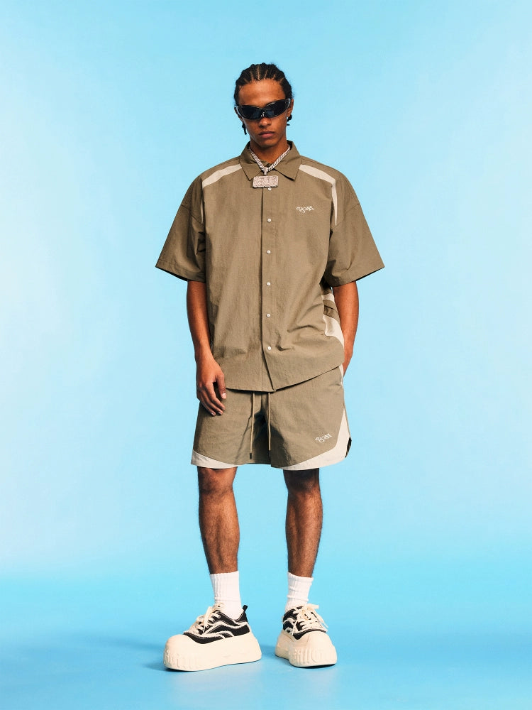 1807 Ripstop Patchwork Short Sleeve Shirt | Face 3 Face