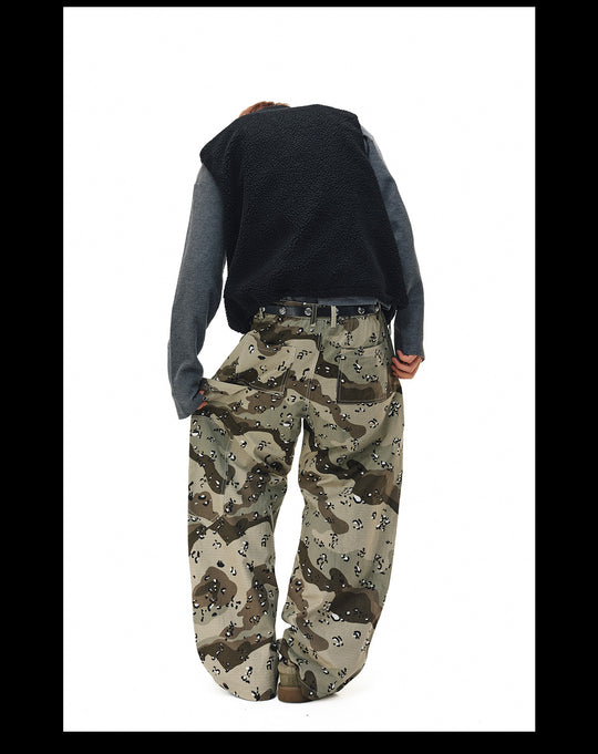 NOVACAM Desert Camouflage Double Knee Work Pants | Face 3 Face