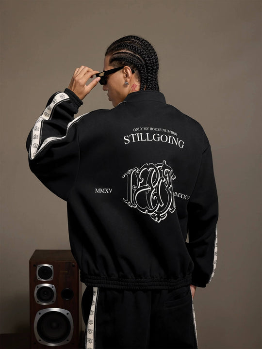 1807 Pegasus Sleeve Tape Track Jacket | Face 3 Face