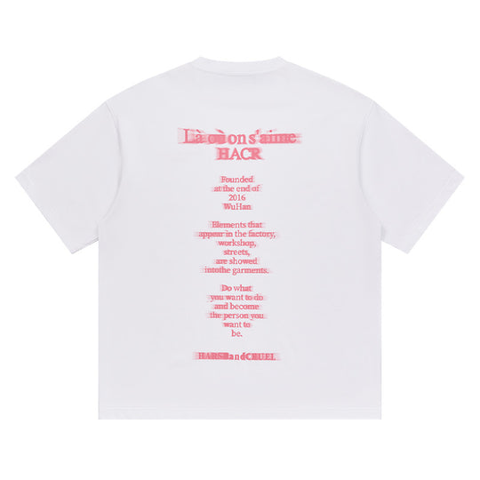 Harsh and Cruel Phantom Font French Typography Tee