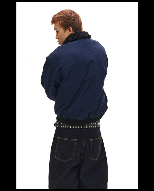 NOVACAM Fur Collar MA-1 Bomber Jacket | Face 3 Face