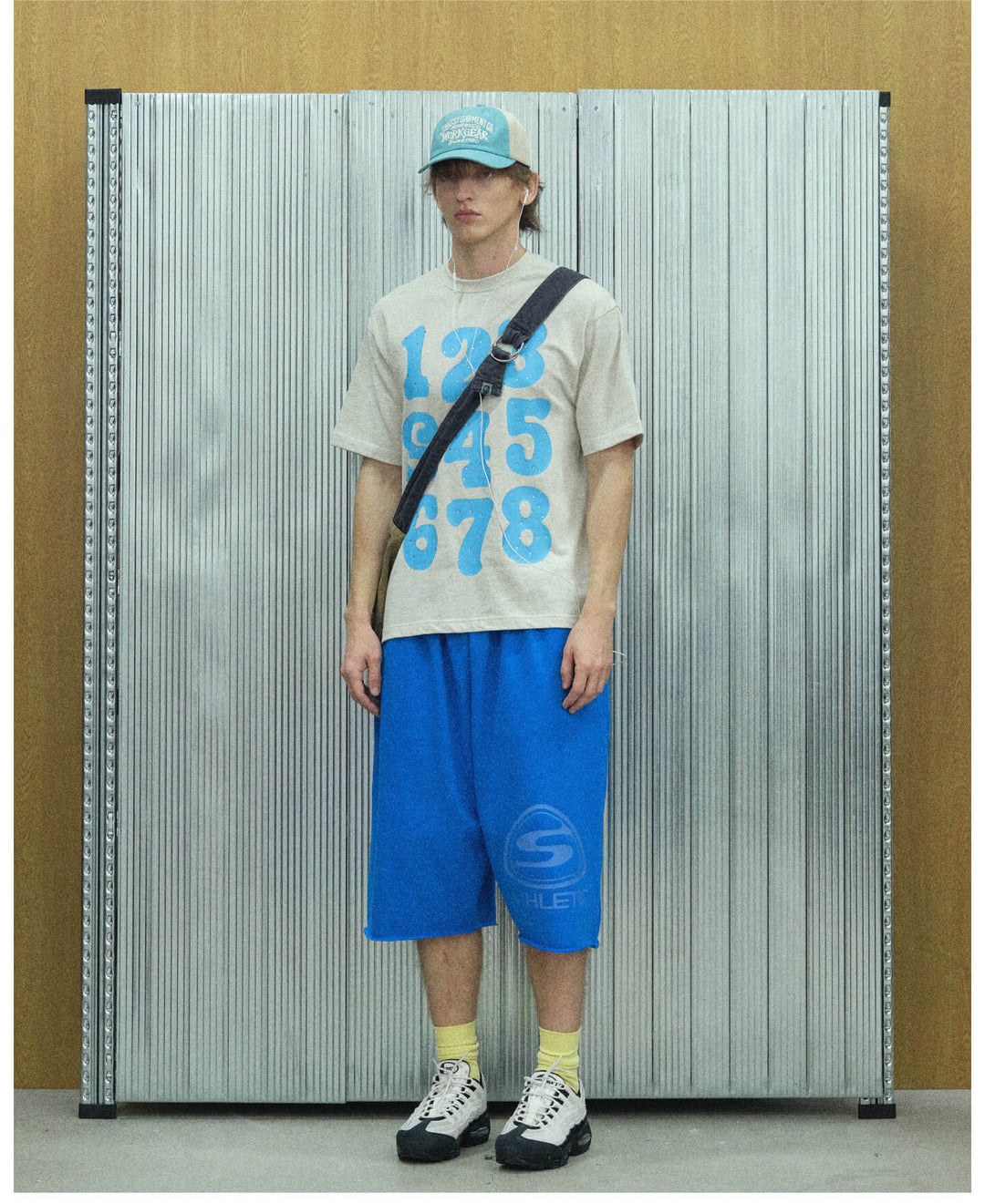 S45 Number Print Rhinestone Short Sleeve Tee | Face 3 Face