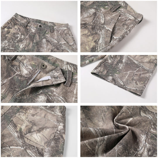 NOVACAM Tree Camouflage Work Baggy Shorts | Face 3 Face