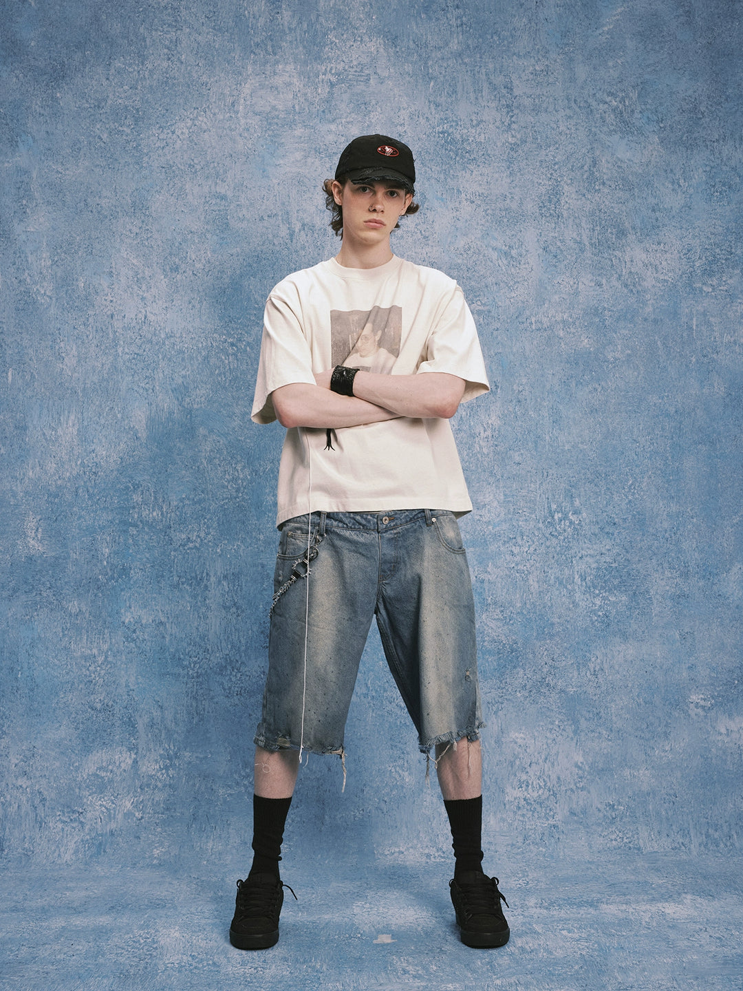 SOD Co. Portrait Photo Print Washed Tee | Face 3 Face