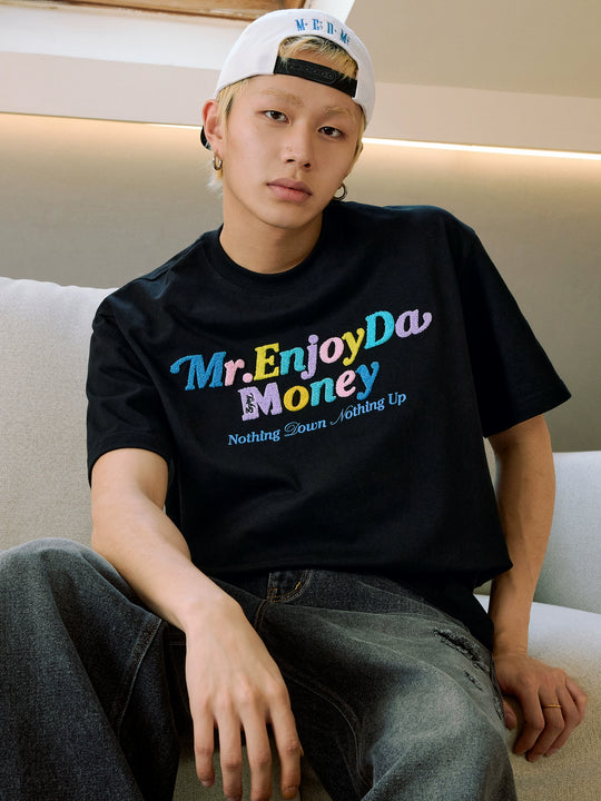 MEDM Multicolor Terry Embroidery Tee | Face 3 Face