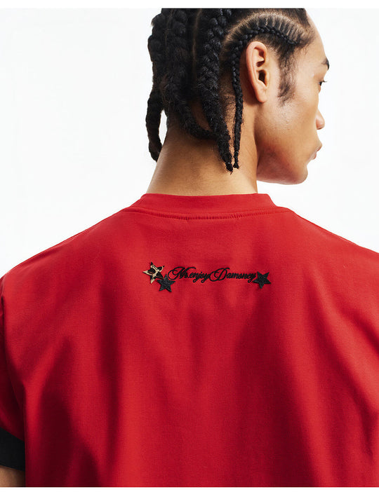 MEDM Small Leopard Logo Patch Long Sleeve Tee | Face 3 Face