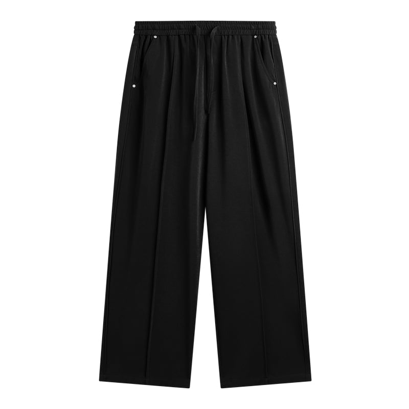 F3F Select Glossy Wide Leg Casual Suit Pants