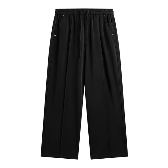 F3F Select Glossy Wide Leg Casual Suit Pants